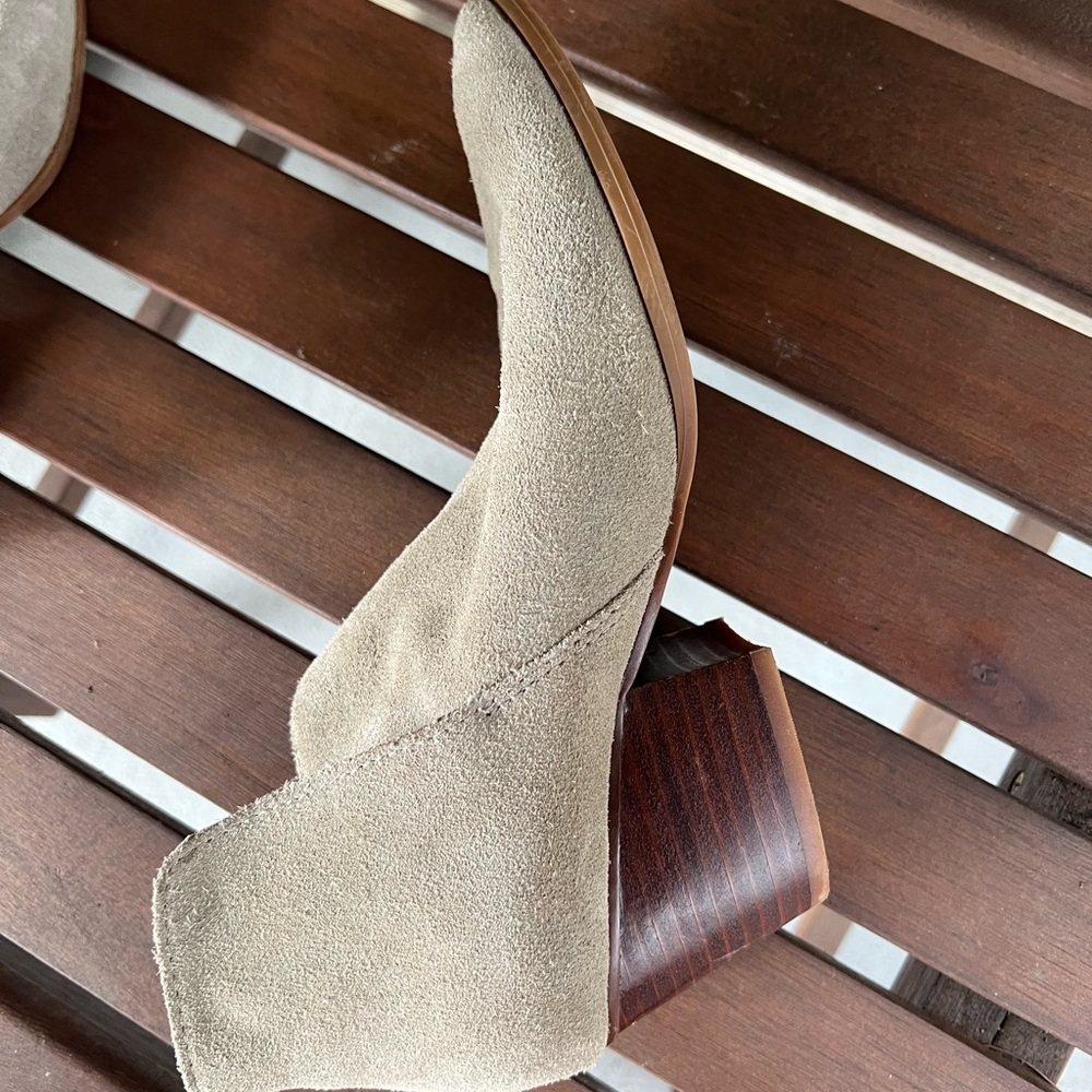 Dolce Vita Taupe Ankle Booties - Picture 2 of 10